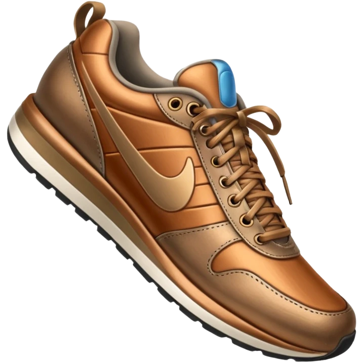 A running shoe that says "Bronze" emoji