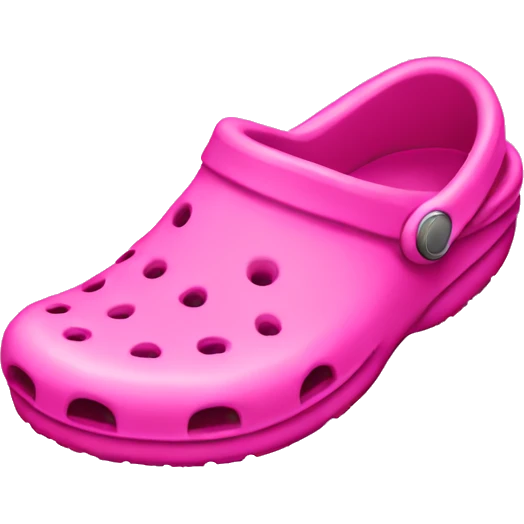 pink crocs emoji
