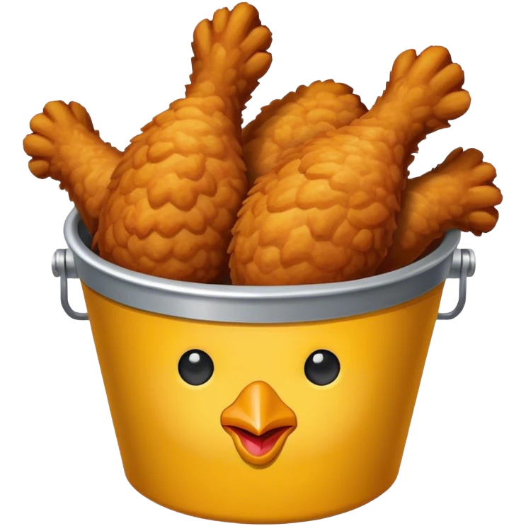 chicken bucket emoji