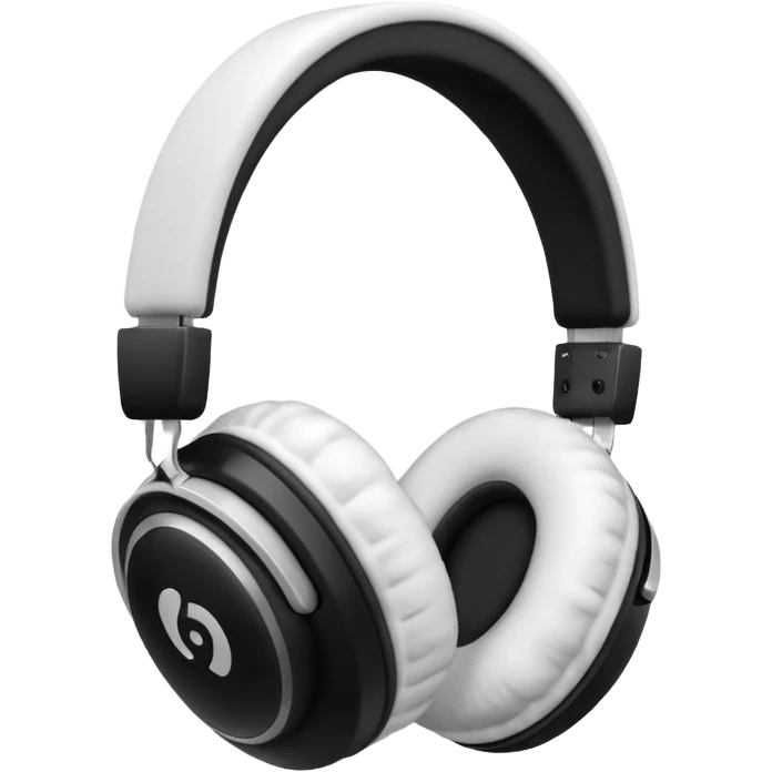 fluffy headphone emoji