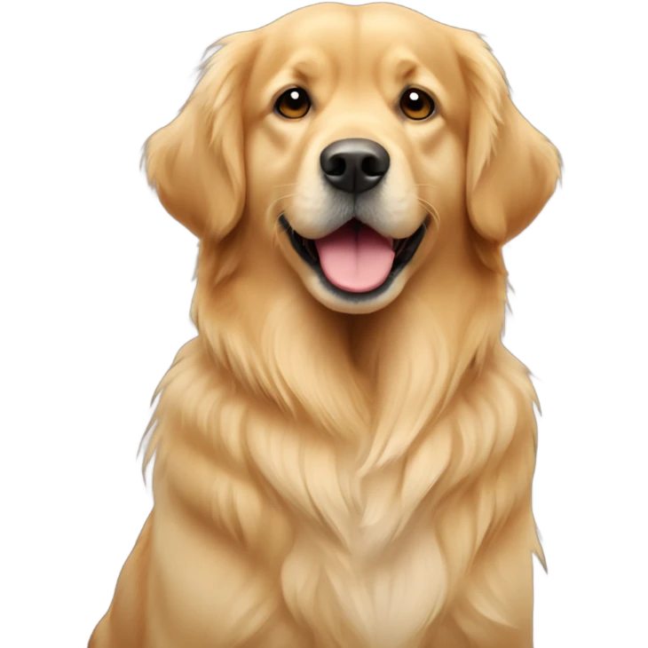 quiero un emoji de un golden retrive  emoji