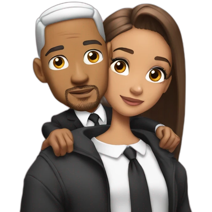 Will smith mix with ariana grande emoji