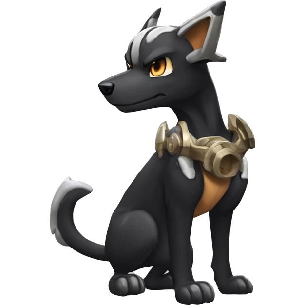  Cool Edgy Houndour-Houndoom-Cubone-Duskull-Fakémon  emoji