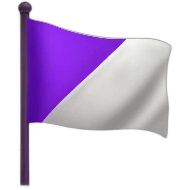 Purple flag emoji