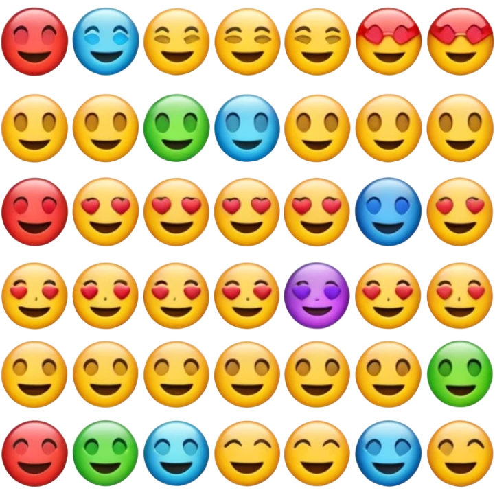 Create all iphone emojis emoji
