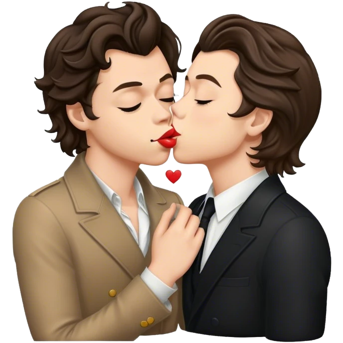 Harry styles kissing  emoji