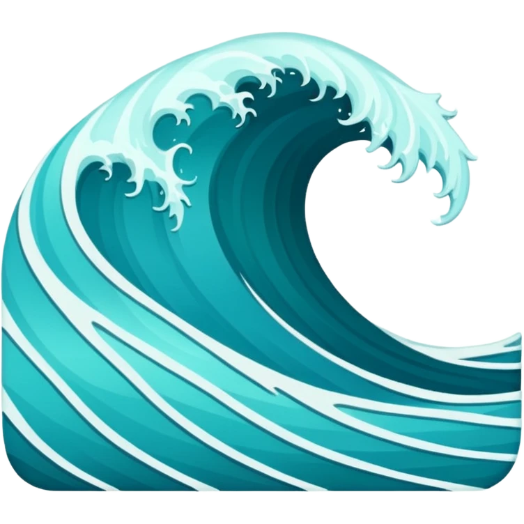 Beach ocean  emoji