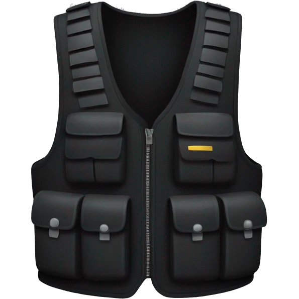 black bulletproof vest (Kanye) emoji