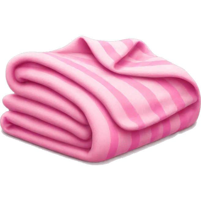Pink blanket  emoji