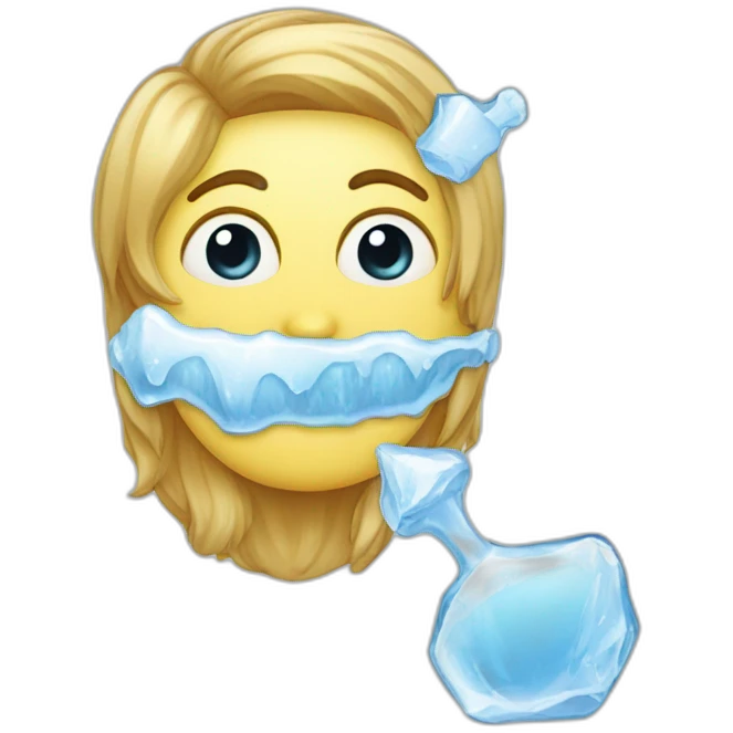 Miroir avec glace emoji