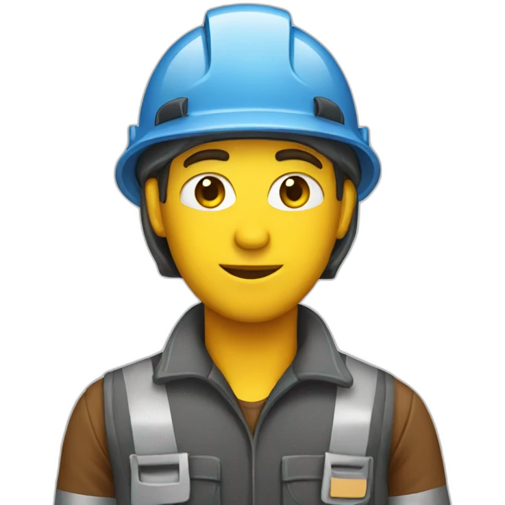 worker  whit helmet emoji