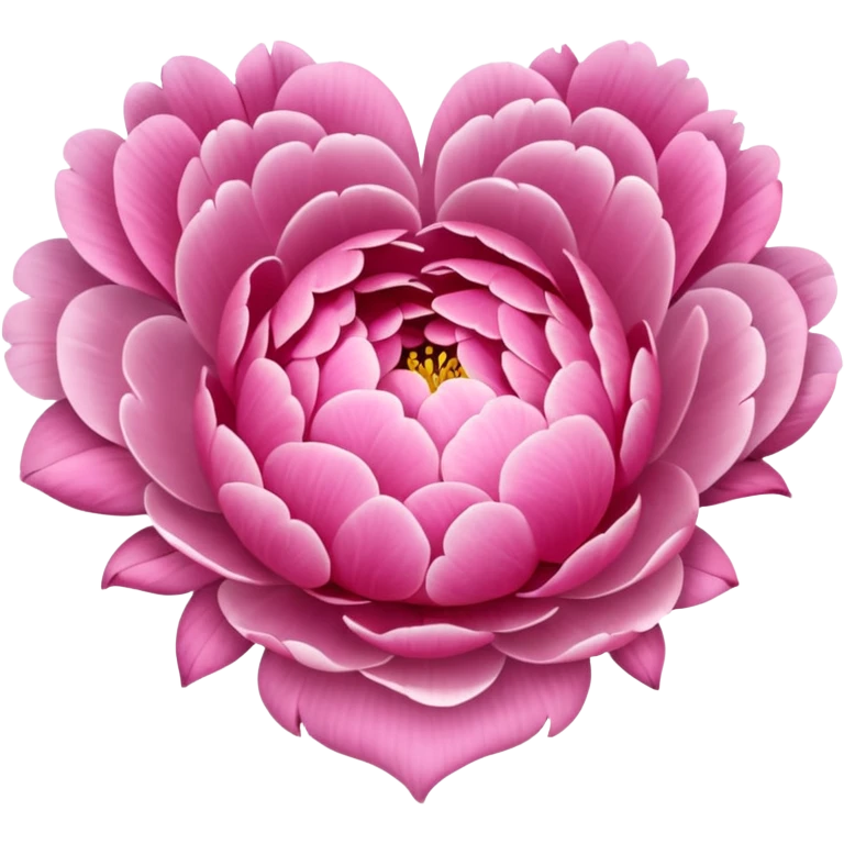 A heart of peonies emoji
