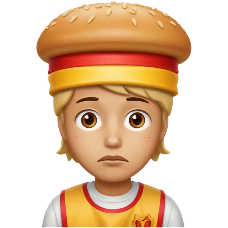 😔 this emoji with a fast over its head emoji