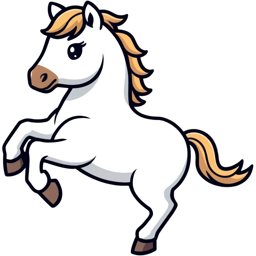 Horse dancing emoji