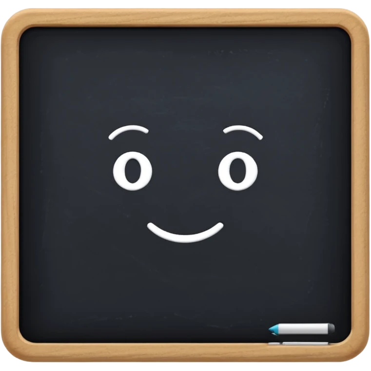 chalkboard emoji