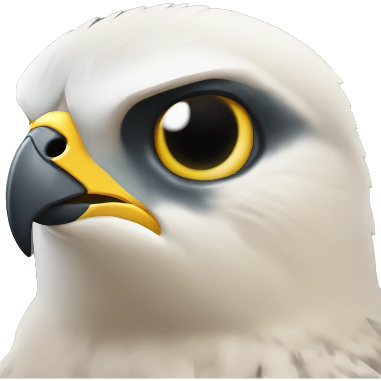 peregrine falcon with ht emoji