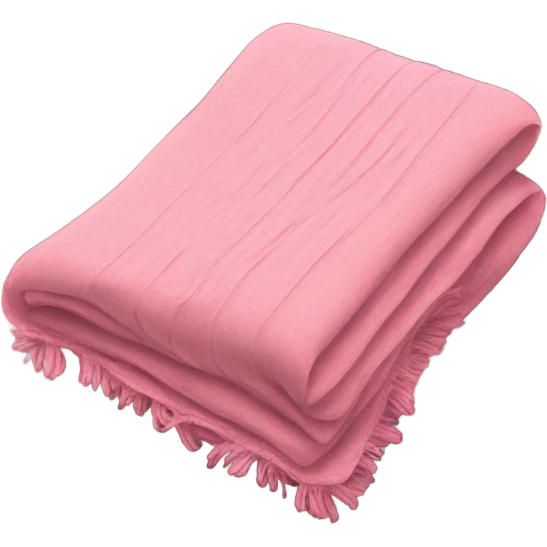 Pink blancket in a brown sofa emoji