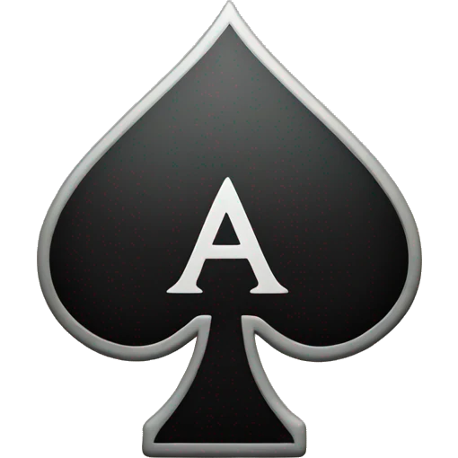 Ace of spades emoji