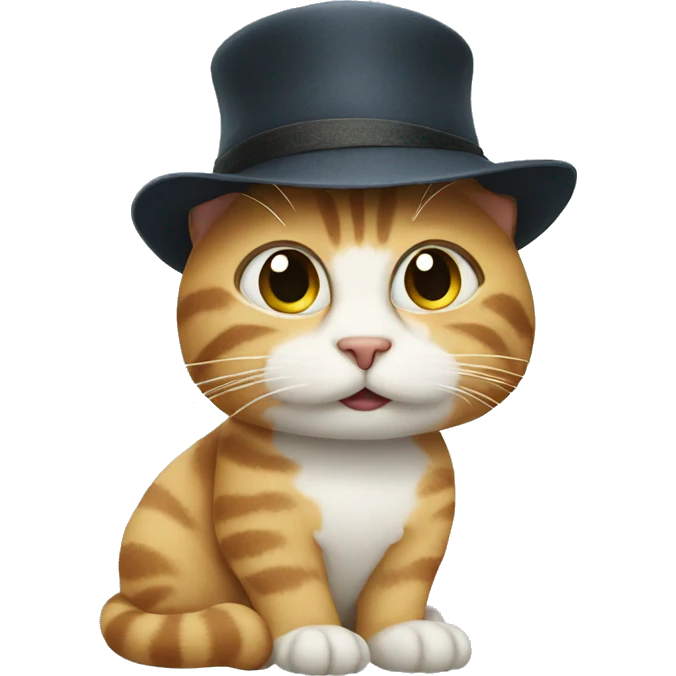 cat with a hat emoji