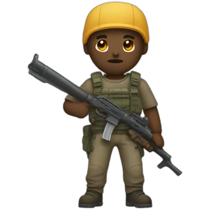Someone carrying weapons emoji