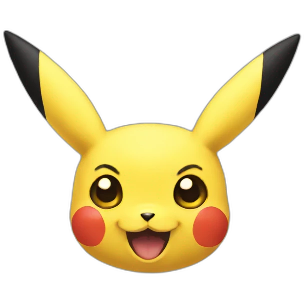 Pikachu head emoji