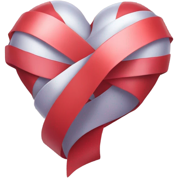 Heart with a ribbon emoji