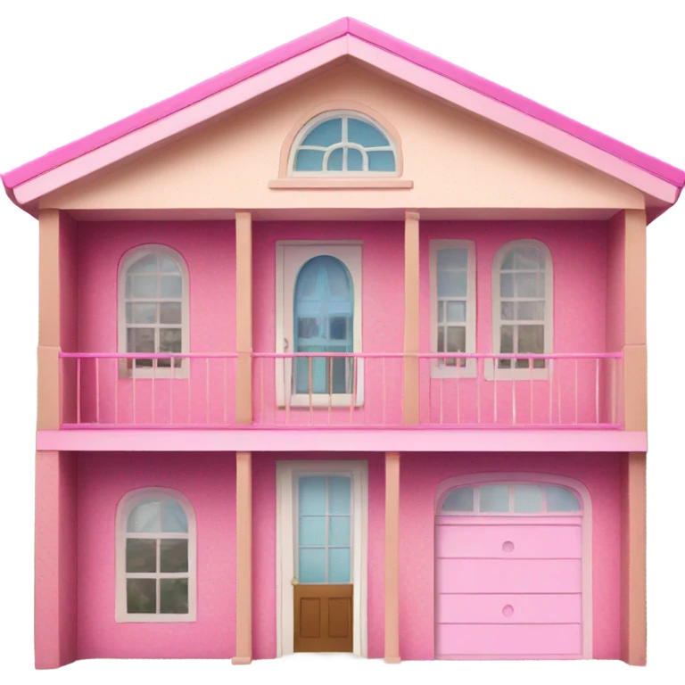 A Barbie house emoji