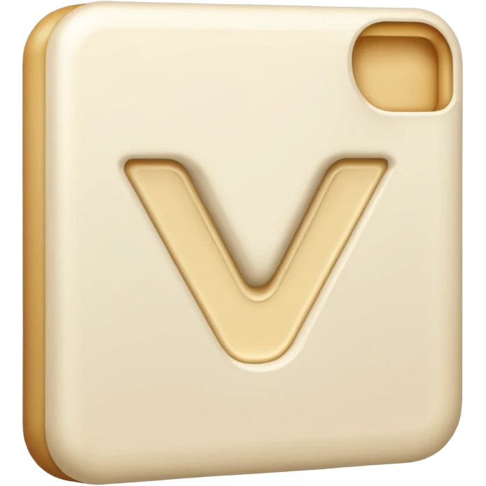 Letter color Creamy emoji