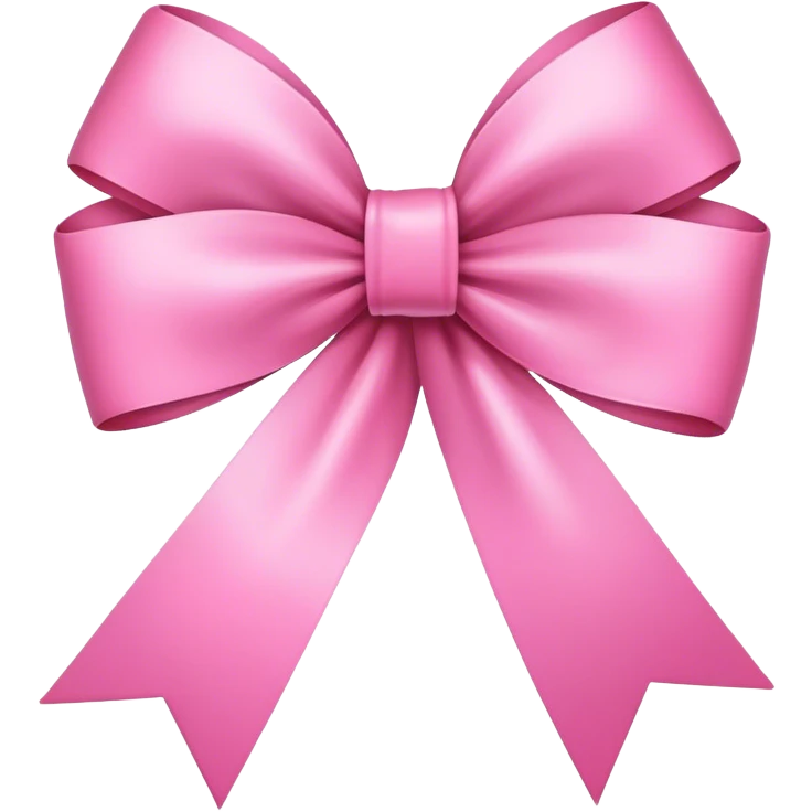 Pink bow with #10 emoji