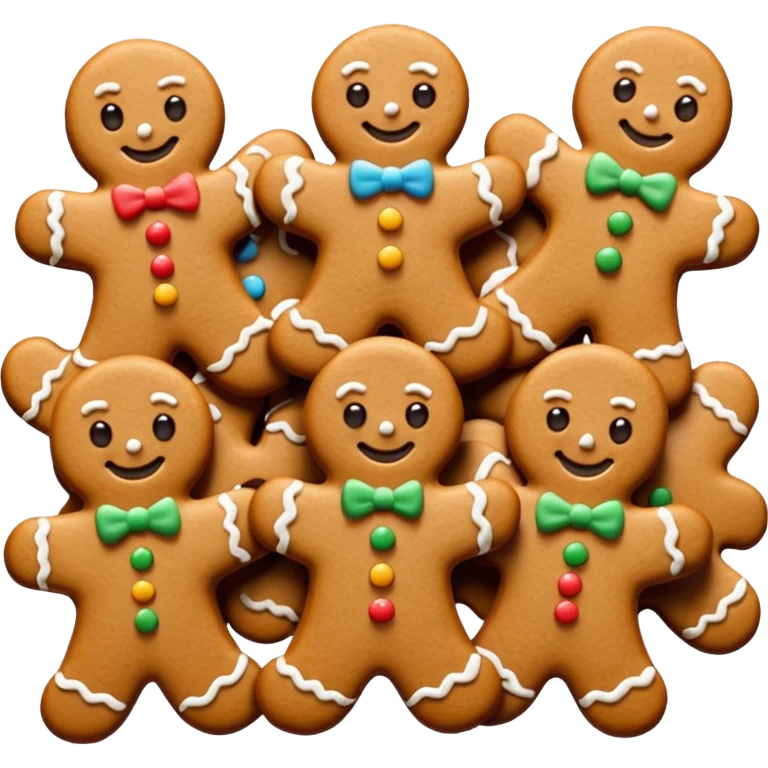 Gingerbread Cookies Baking emoji