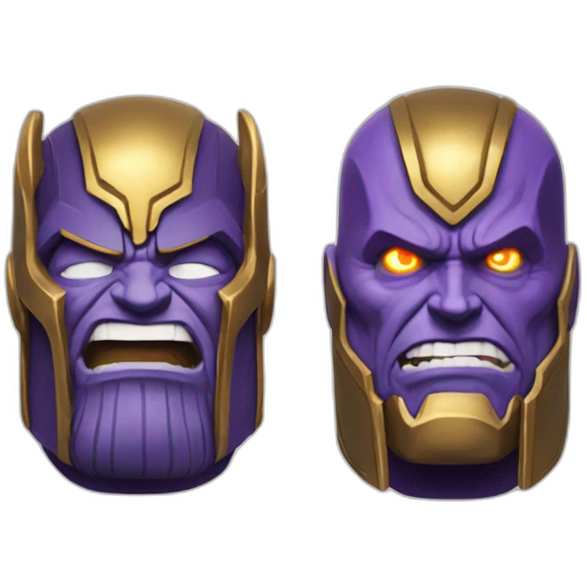 Ultroon vs thanos emoji