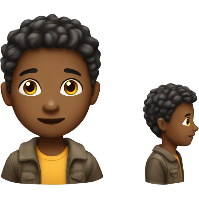 Boy with long emoji