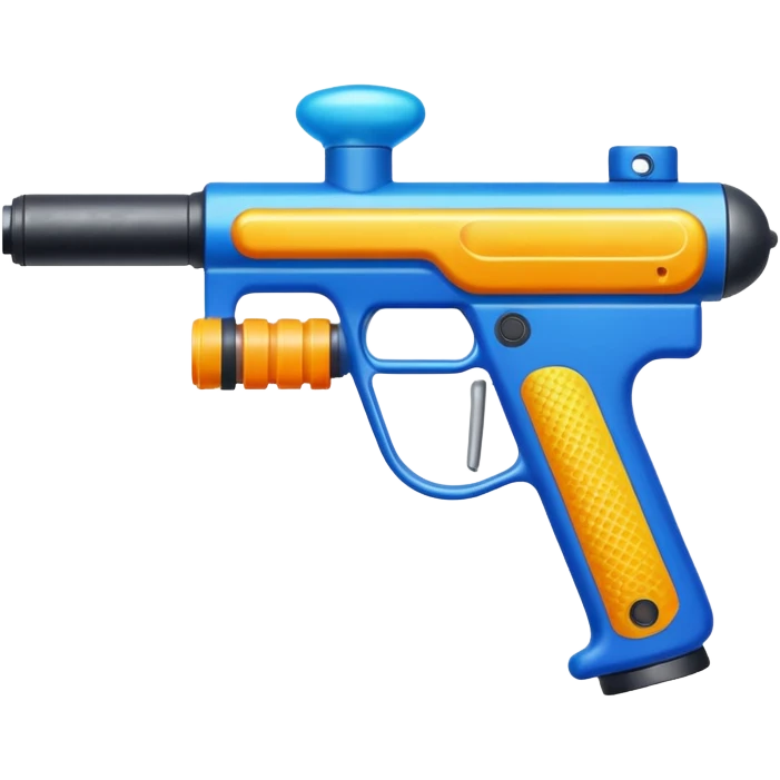 paintball gun colorful emoji