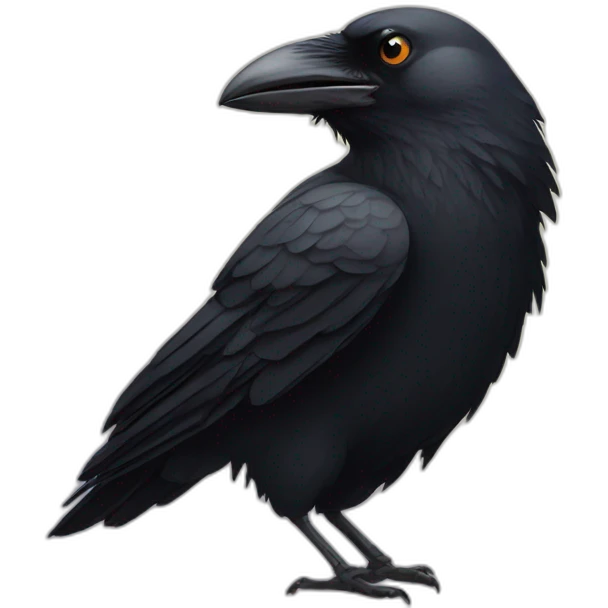 Crow emoji