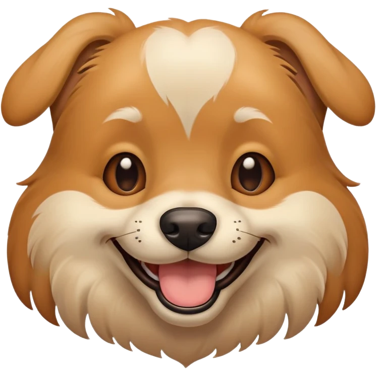 Dog smiling emoji