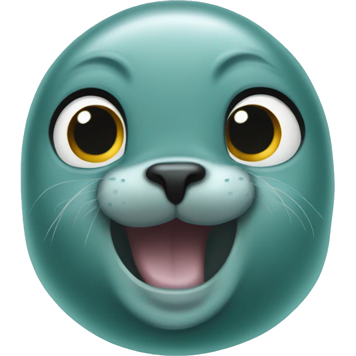 teal seal dizzy emoji