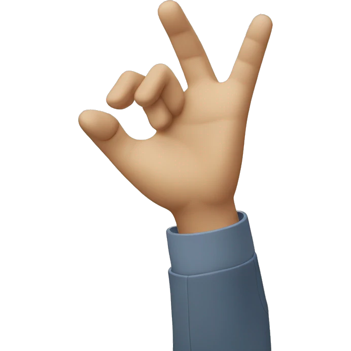 White man raising his arm up to the sky at an angle with his palm open emoji