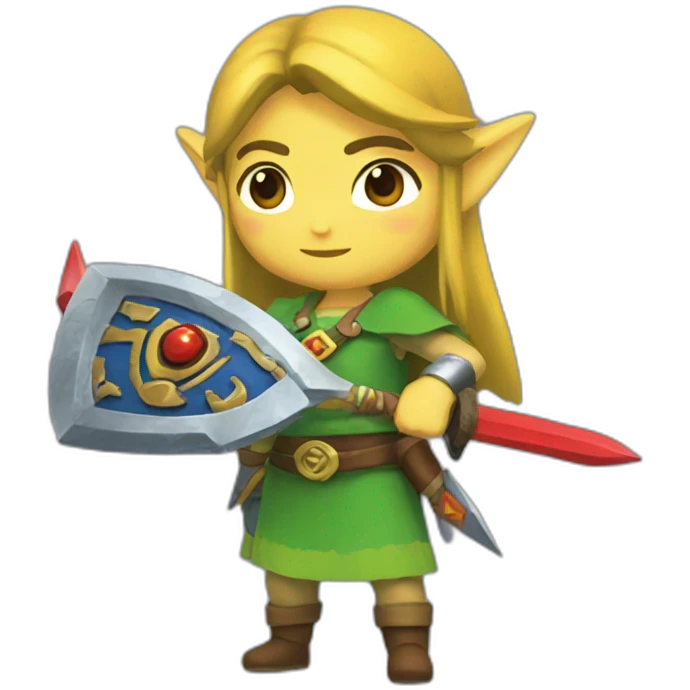 Zelda with an ikurriña emoji