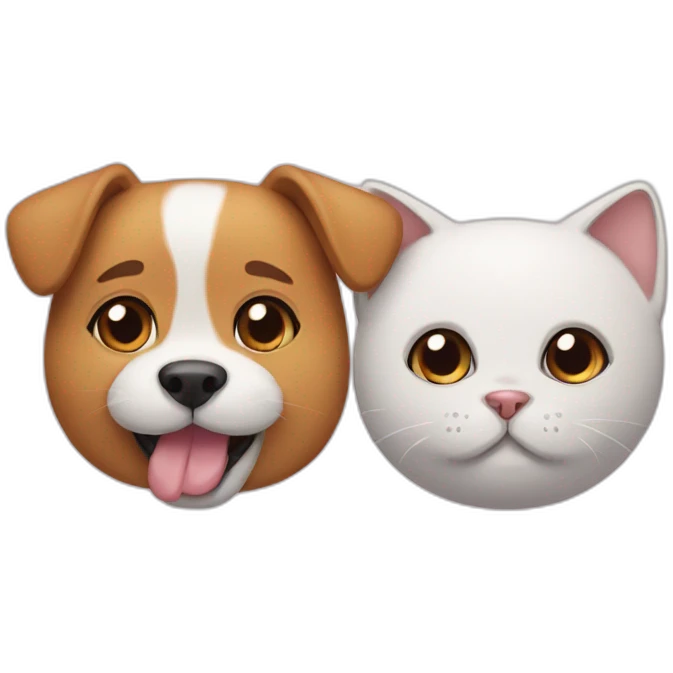 Cat+dog emoji