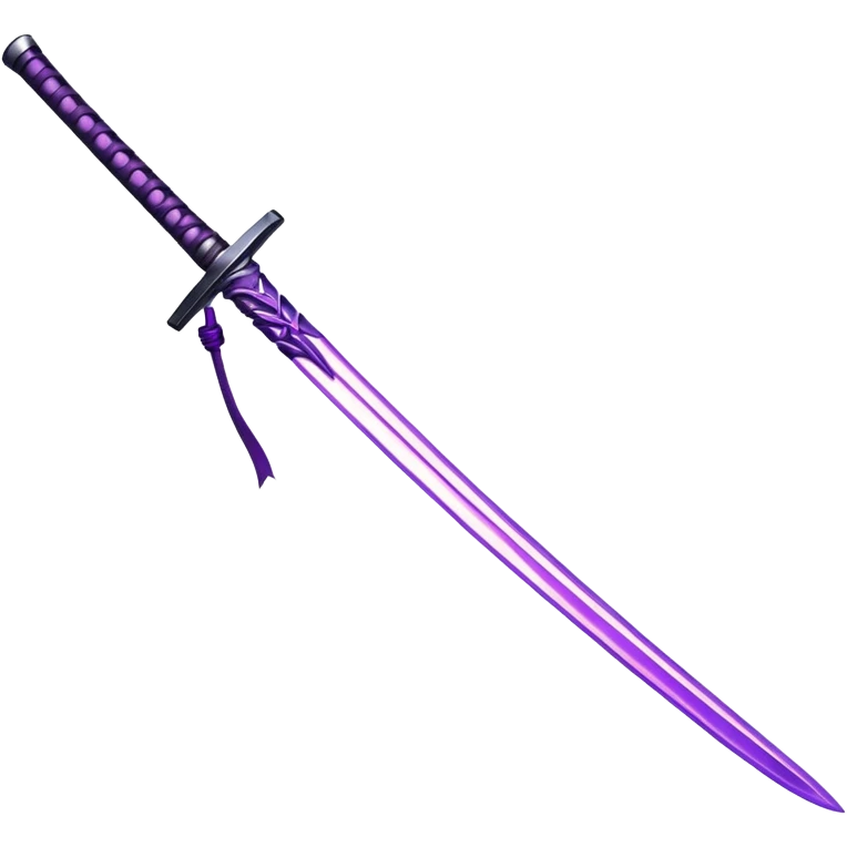 purple Lightning katana emoji