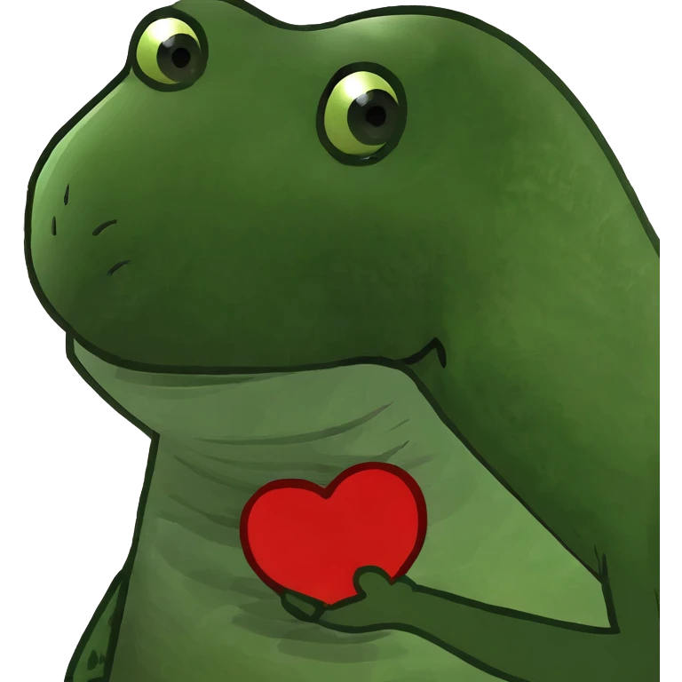dinosaur holding a heart emoji