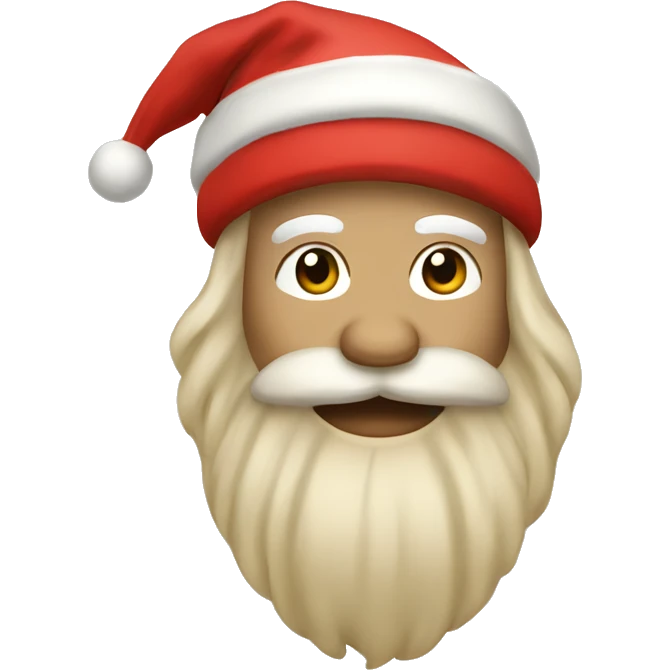 Beige santa hay emoji