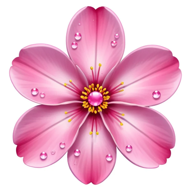 sakura flower with sparkles emoji