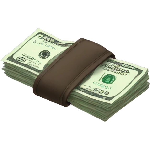 Sharing with money emoji