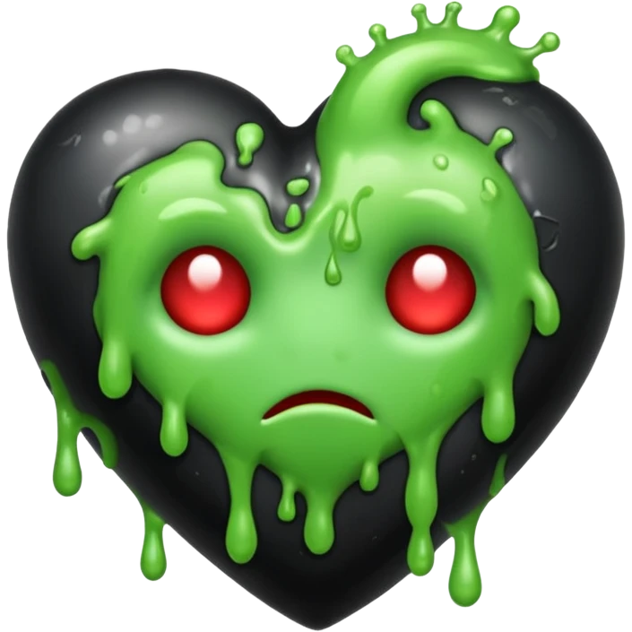 Heart Whit poison emoji