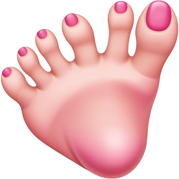 A big toe emoji