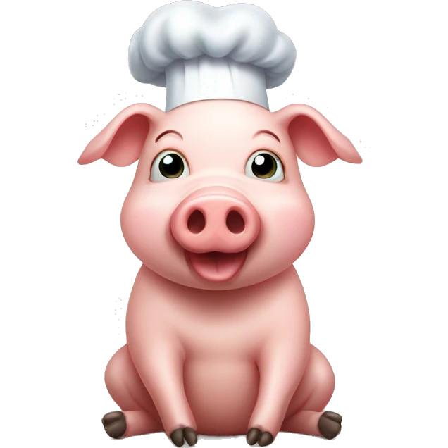 cute cooked pig emoji