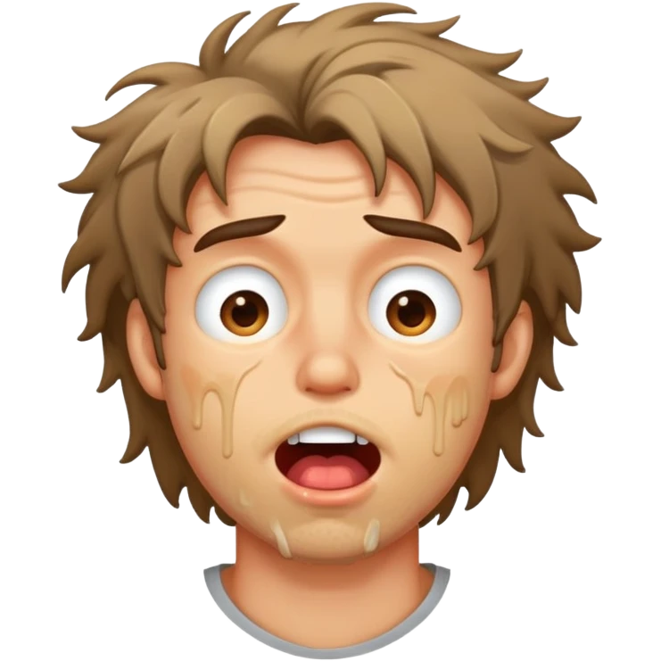 Man drooling emoji