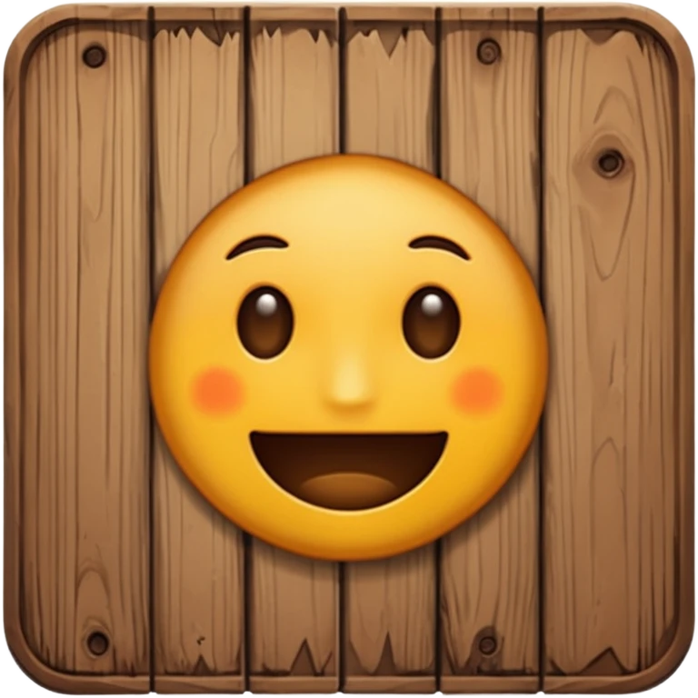 Wooden board emoji