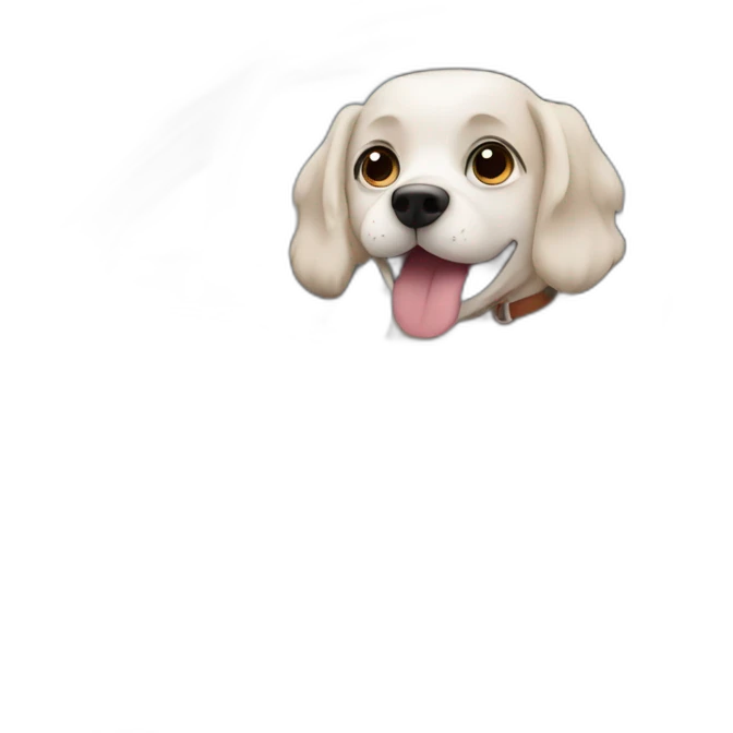 Dog in a car  emoji